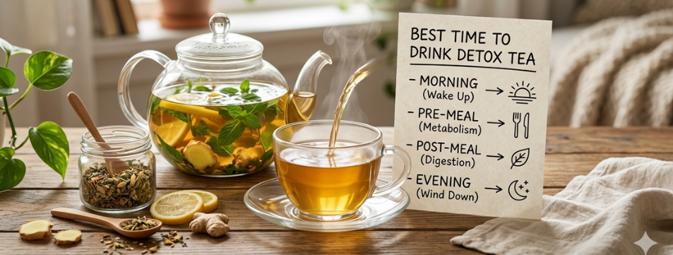 Best Time to Drink Detox Tea: The Complete Guide to Timing It Right - CELESTE