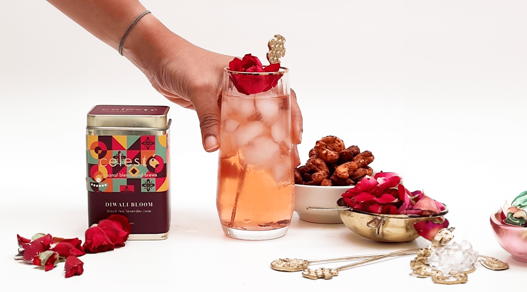 Celebrate Diwali in Style with Celesté's Limited Edition Diwali Bloom Tea and Gin Cocktail! - CELESTE