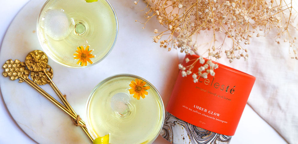Unwind with the Perfect Blend: A Delicious Recipe for Amber Glow Gin-Tea Cocktail - CELESTE