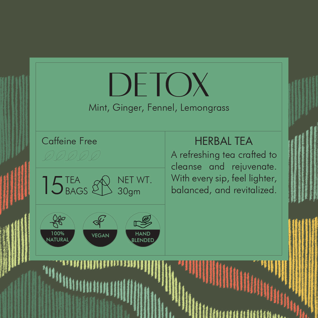 Mint Tea Bags | Detox Herbal Tea - 15 Count
