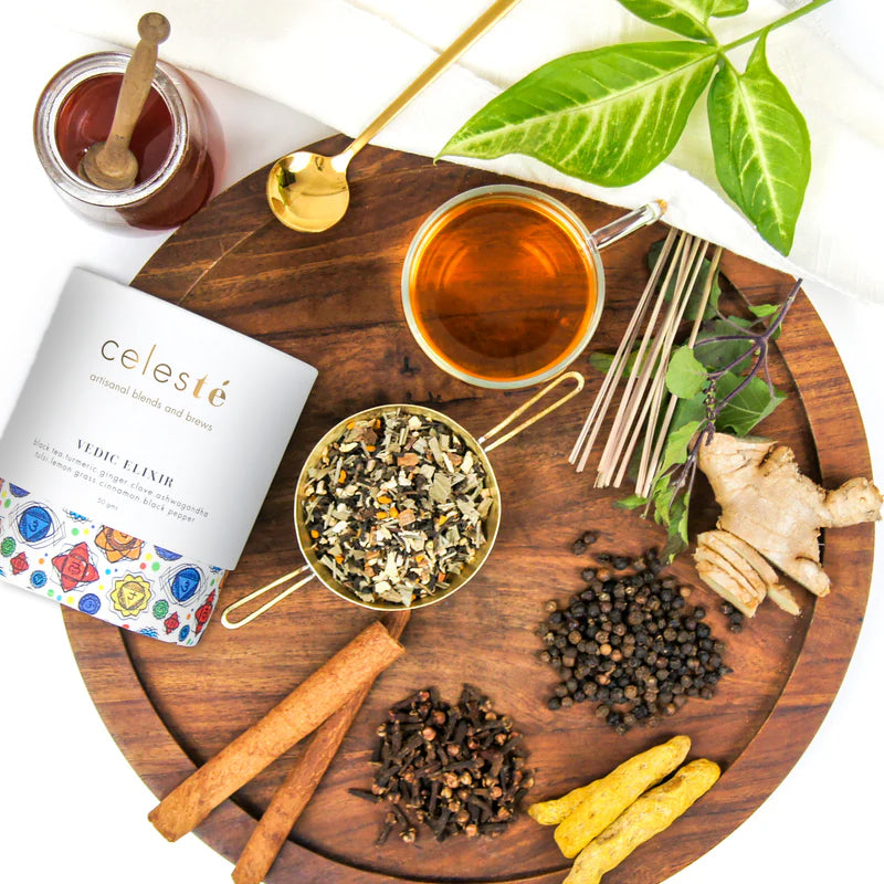 Turmeric Ginger Tea | Vedic Elixir