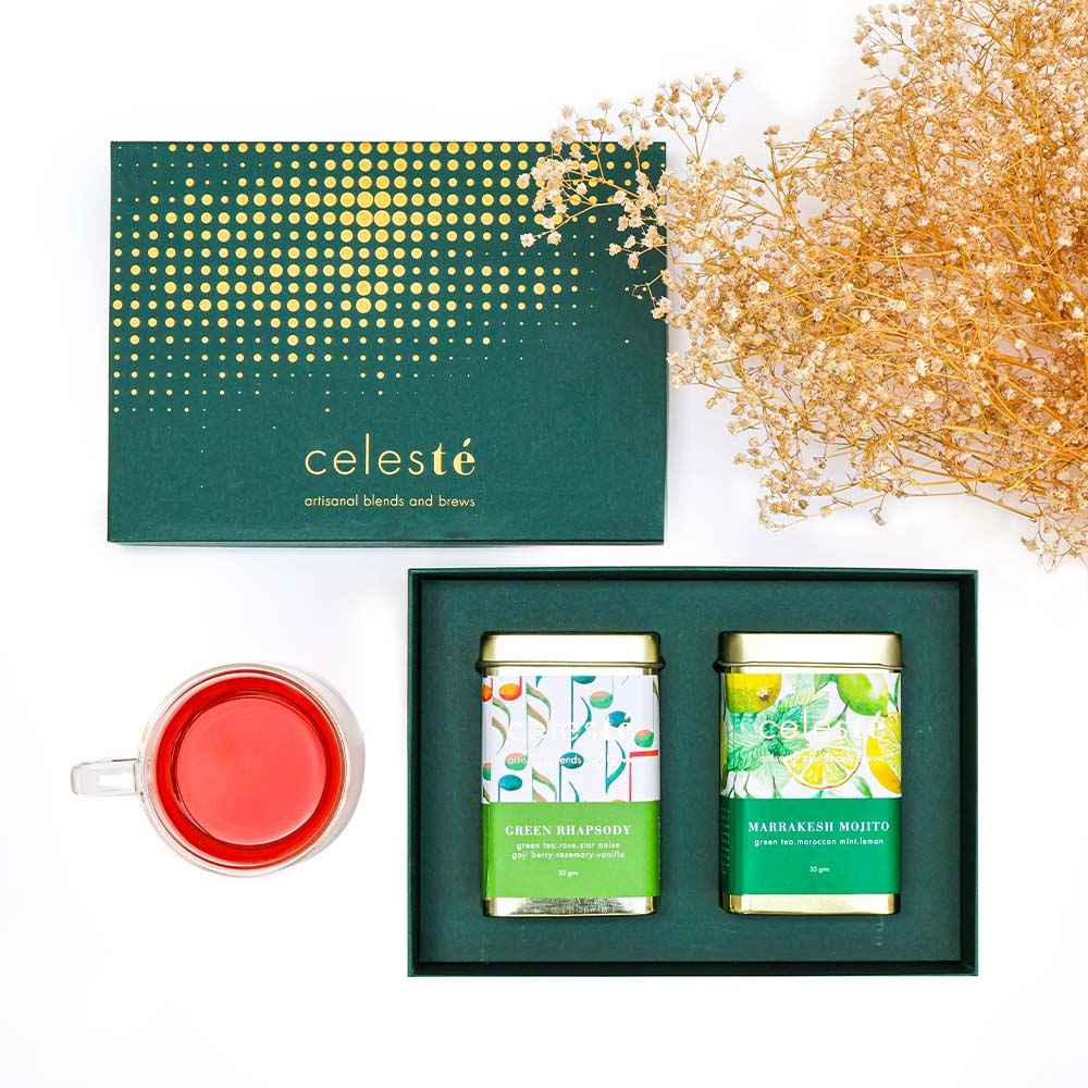 Artisanal Tea Gift Box - Set of 2 - CELESTE