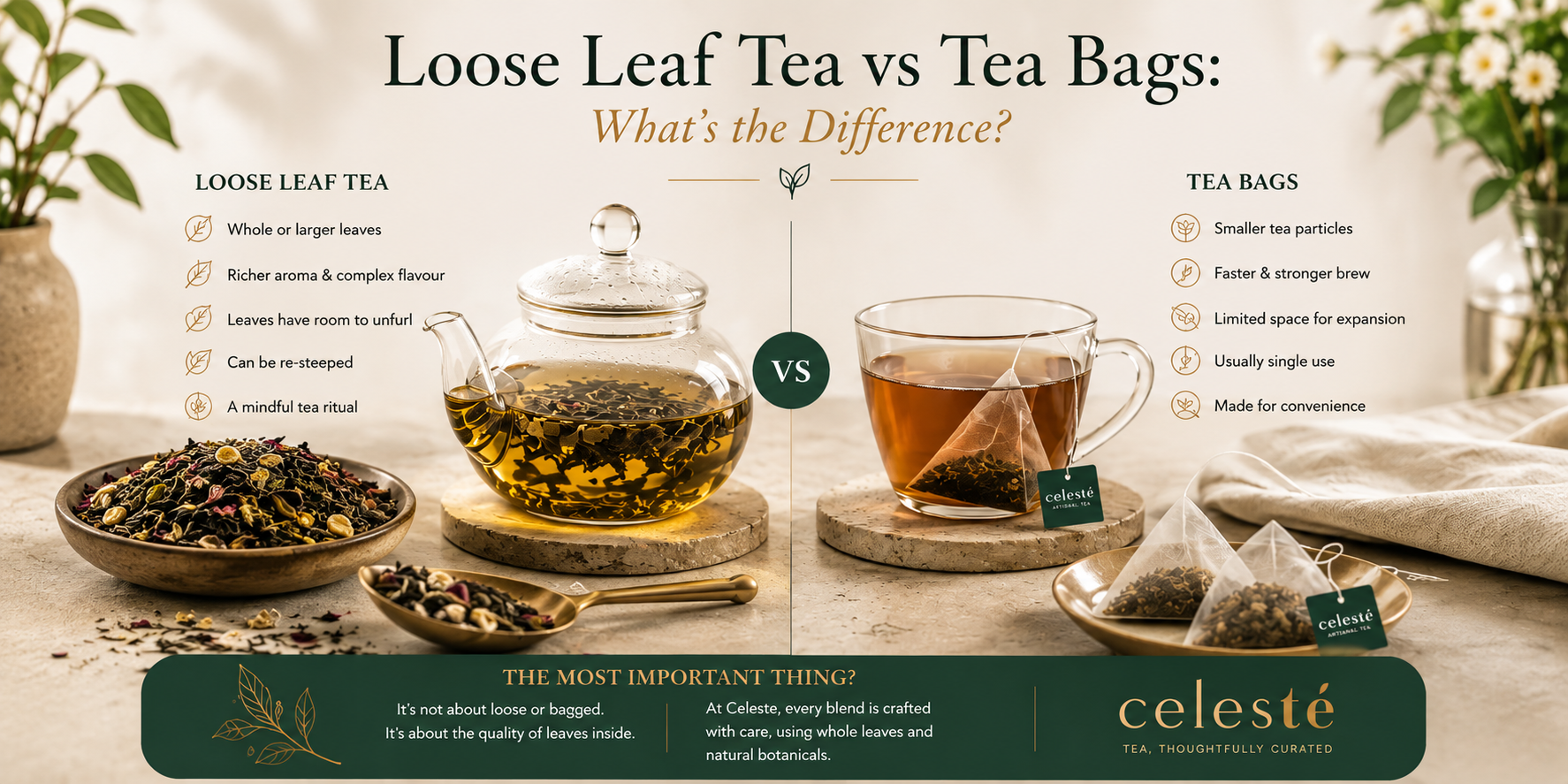 Loose Leaf Tea vs Tea Bags: What's the Difference?
