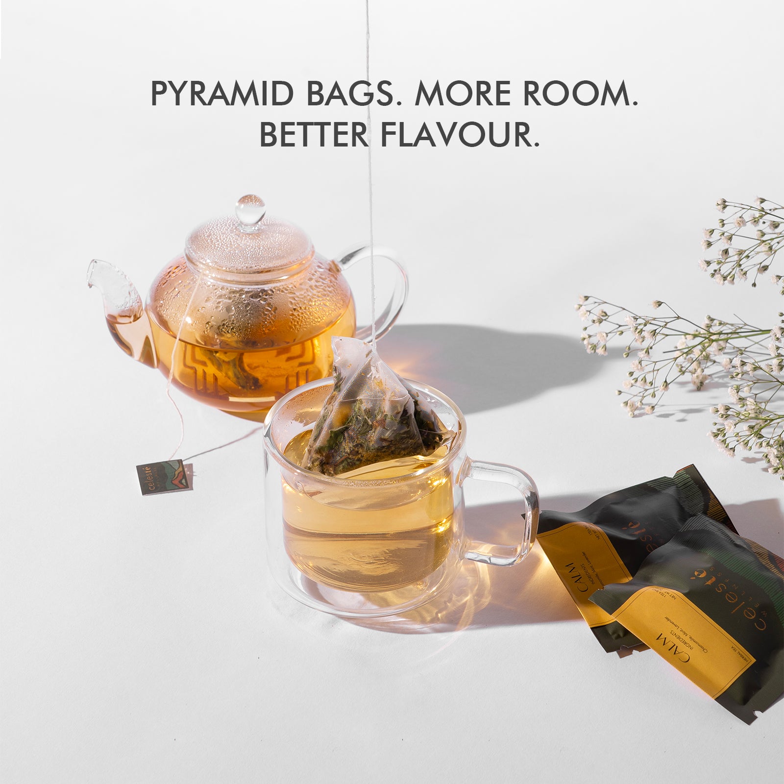 Chamomile Tea Bags | Herbal Tea - 15 Count