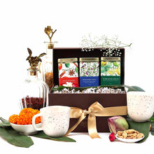 Load image into Gallery viewer, Melange Gift Box | Tea Tin Caddies with Cups

