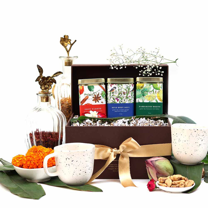 Premium Aromatic Tea Gift Box Online Beautiful Tea Gift Packs Online